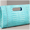 Bolso Croc Clutch de Carlos Falchi Bolso Croc Clutch de Carlos Falchi