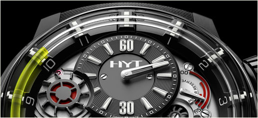 HYT H1, un reloj hidromecánico