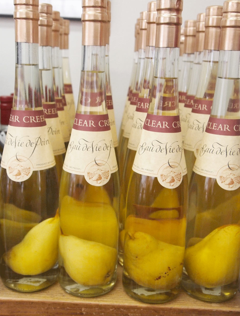 Clear Creek Brandy “Pear in the Bottle” Sibaritissimo